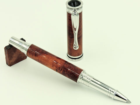 28R authentic Maidou Burl Rollerball / Fountain Convertible Pen. Handmade.